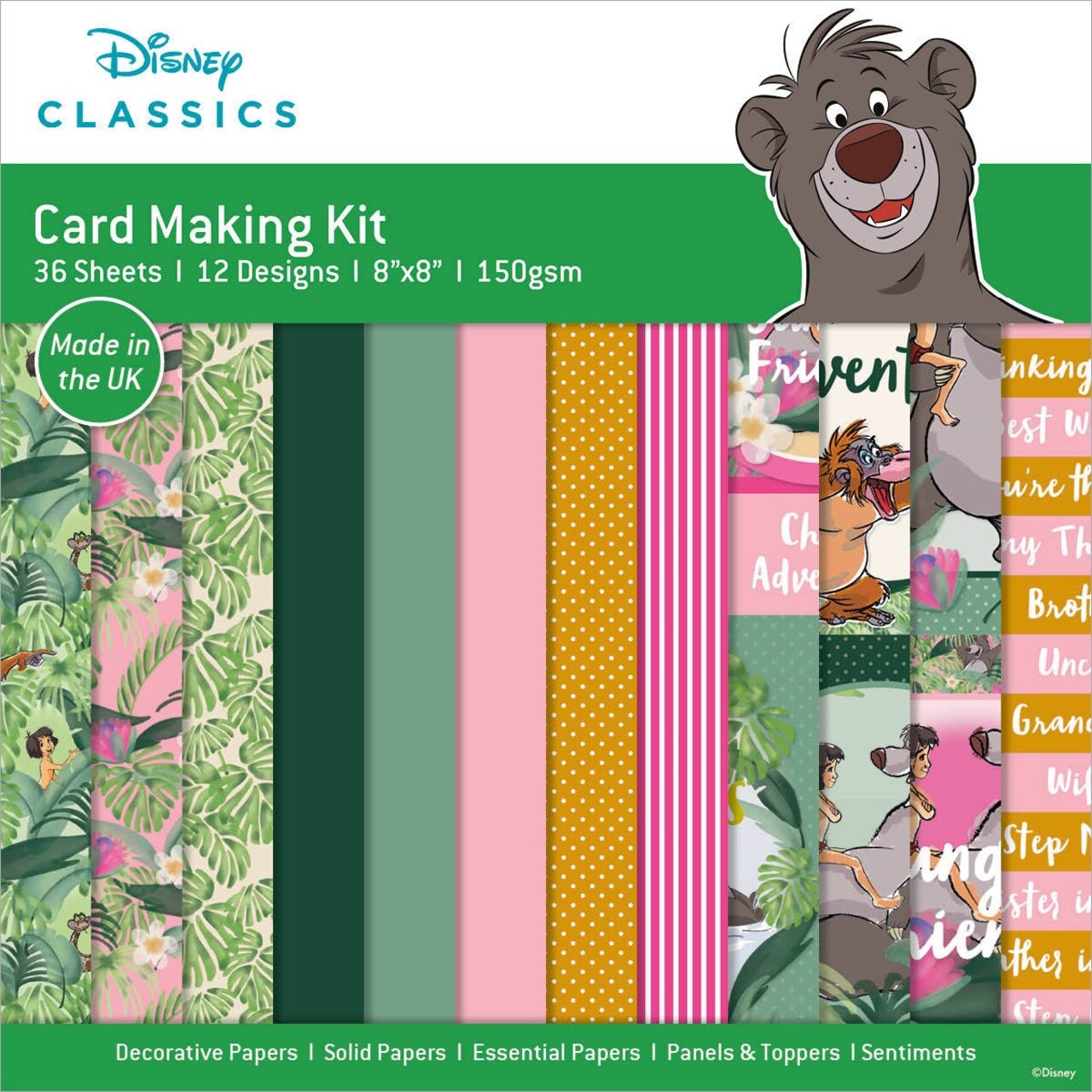 Creative World Of Crafts Disney Card Making Kit-The Jungle Book